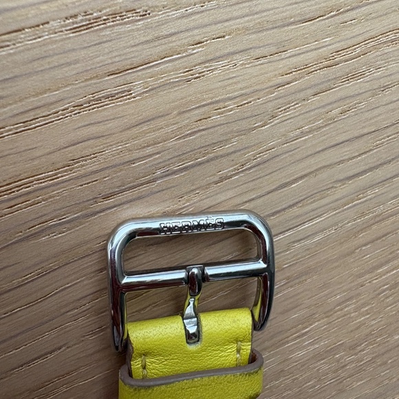 Hermes Apple Leather Strap Single Tour 41mm- Lime - Picture 7 of 12